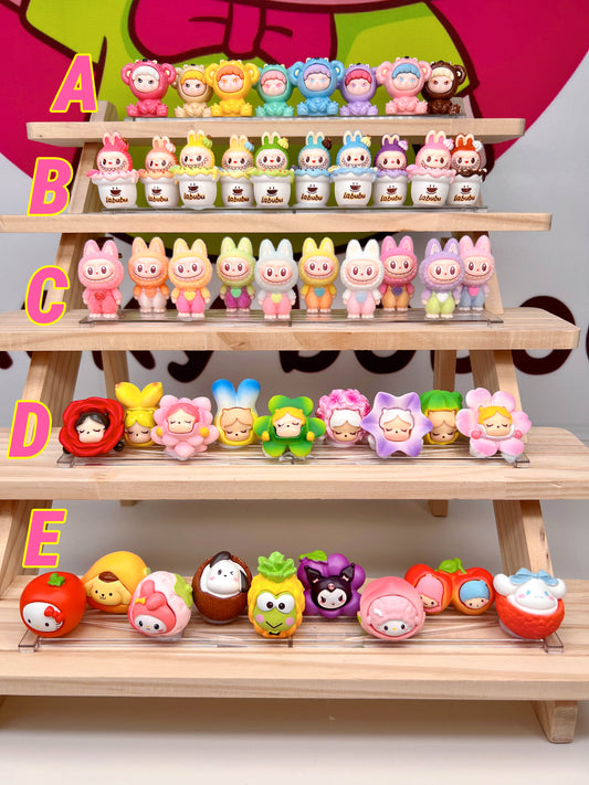 3D Cartoon Toy Figurine Lucky Bags With  Diy Package- Open In Live